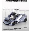 1/24 Scale McLaren 720S Metal Sports Car Alloy Model Car Diecast Vehicle Simulation Sound and Light Toy Ornaments Boys Children's Gift