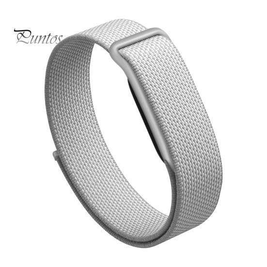 Bracelet de Montre Connecteur Universel pour Google Fitbit Air, Bracelet de Remplacement Sport Respirant à Clipser Sécurisé, Bracelet Tissé Réglable Anti-transpiration