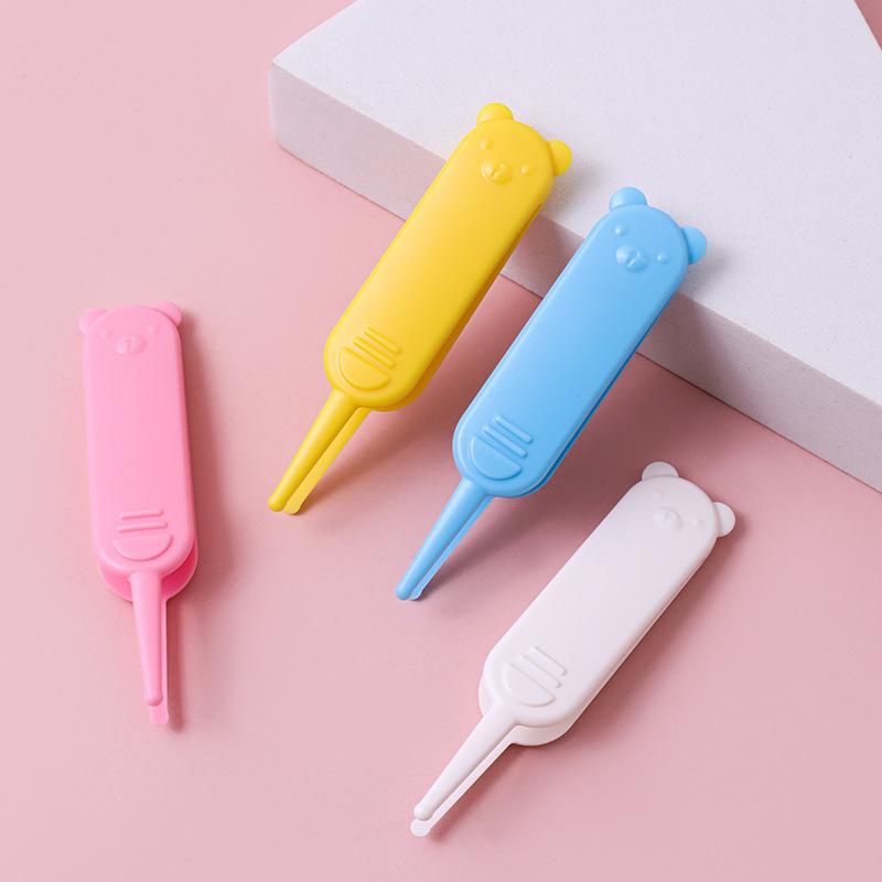 Baby Nose Tweezers Effective Nasal Booger and Ear Remover Tool Navel & Ear Cleaner Clip for Baby's Care Newborn Essential Stuff