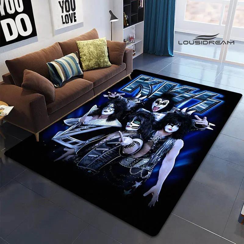 Kussband-Druckteppich, Kinderspielzimmerteppich, Wohnzimmer, Schlafzimmer, rutschfester Teppich, Fotografie-Requisiten, Geburtstagsgeschenk