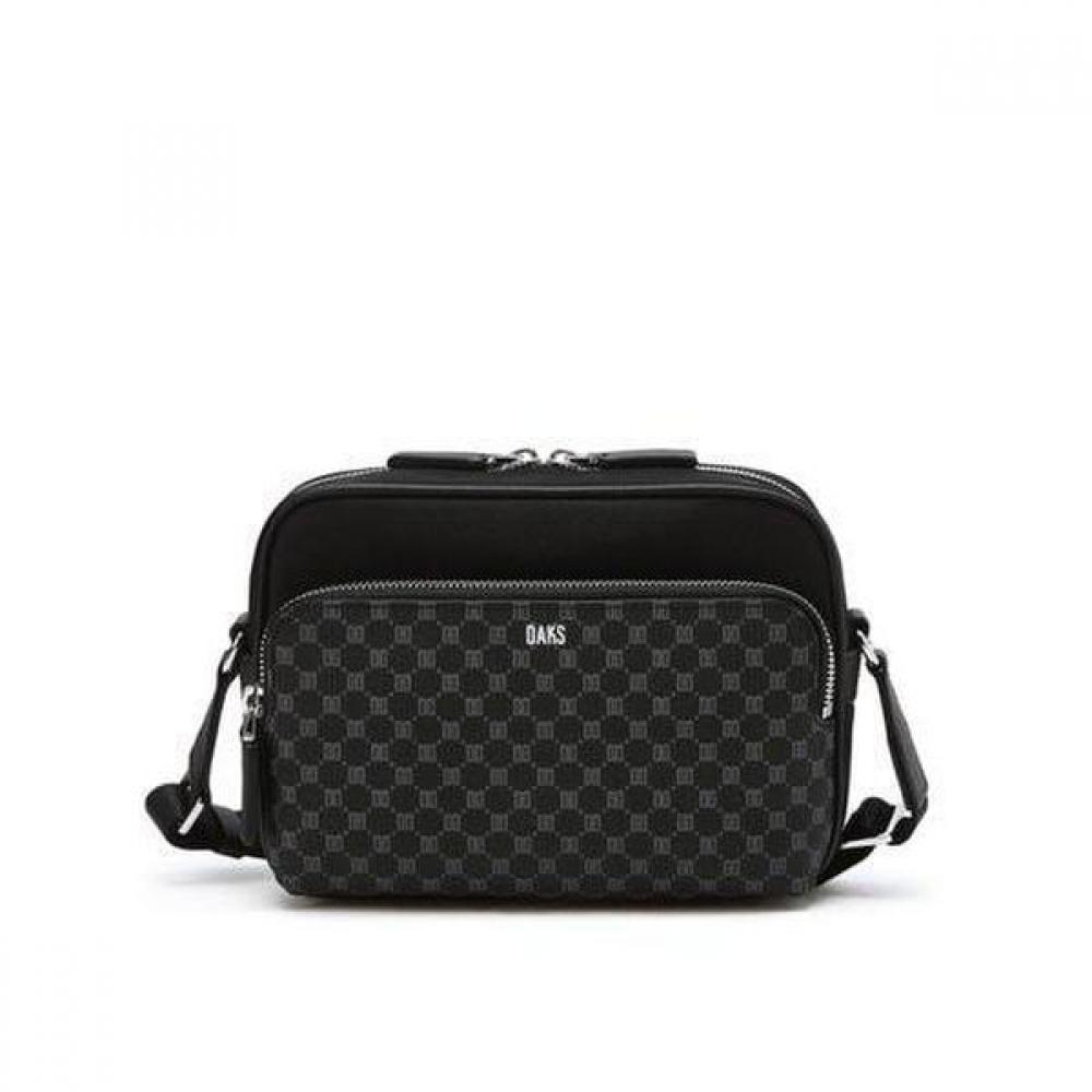 Daks Black Dd Pattern Nylon Mini Crossbody Bag Dbba6e594bk