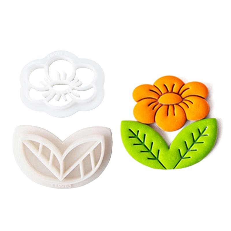 Spring Floral Clay Cutters for Earrings Jewelry Making Flower Clay Earrings Cutters  Plastic Earrings Pendant Mold Tool