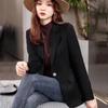 Women's Clothing Suit Jacket Casual Slim Fit Solid Color Long-sleeved Cardigan Fashionable Jacket Top