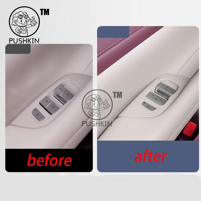 For Xiaomi YU7 2025 Window Control Panel Silicone Pad Window Glass Lift Button Silicone Protector Car Interior Accessories