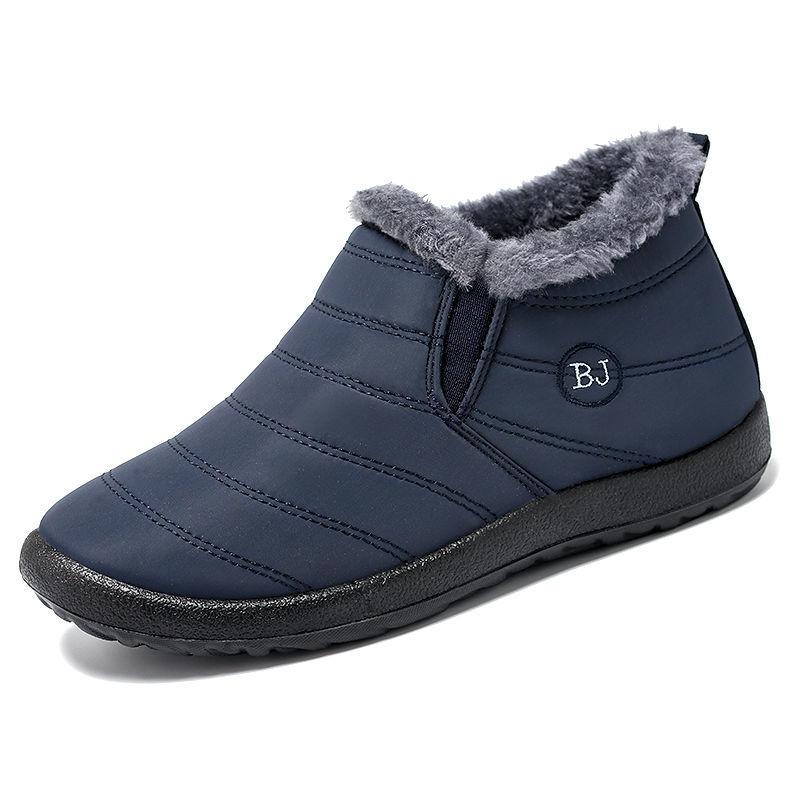 Fashion Women's Boots with Plush Platform, Women's Shoes, Waterproof Boots for Women, Fashionable Snow Boots for Winter, Boots for Women
