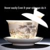 Sichun Hovering Rotating Ceramic Gaiwan Tea Cup