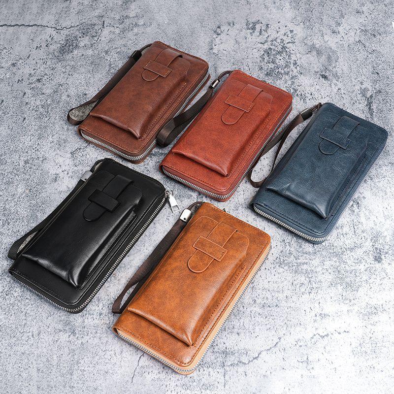 Men's Wallet, Multi-card Wallet, Two-in-one Multi-function Mobile Phone Bag.