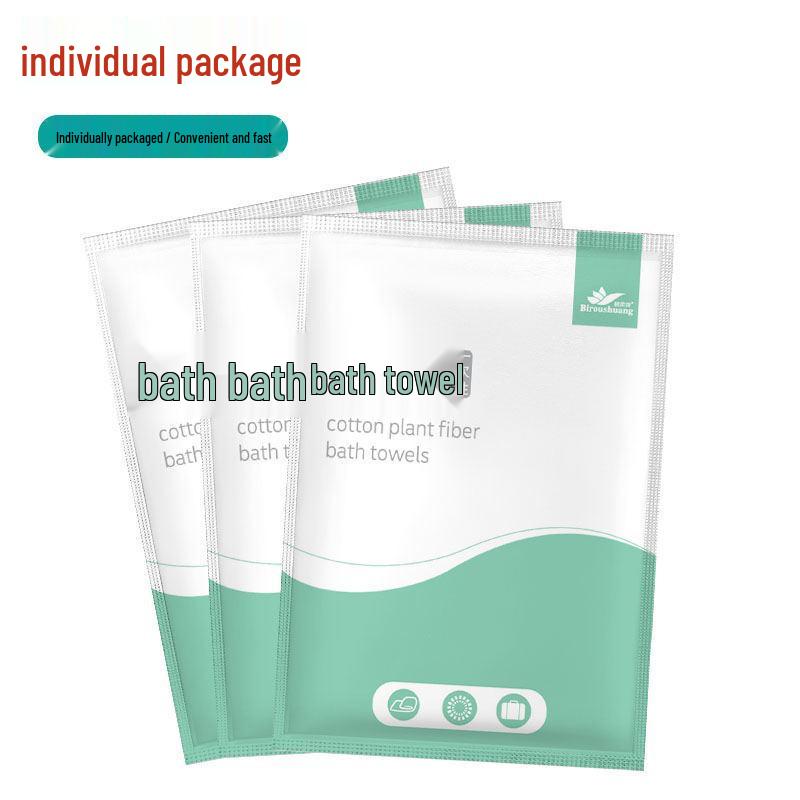 Individually Packaged Disposable Non-Woven Bath Towel for Beauty Salons, Hotels, Saunas, and Pools