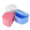 Denture Bath Appliance  False Teeth Box Storage Case Rinsing Basket