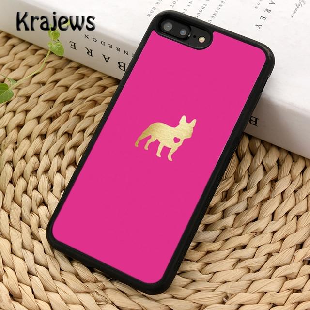Krajews French Bulldog Funny Soft Phone Case Cover For iPhone 14 6s 7 8 Plus XR XS 11 12 13 Pro Max Samsung Galaxy S21 S22ultra