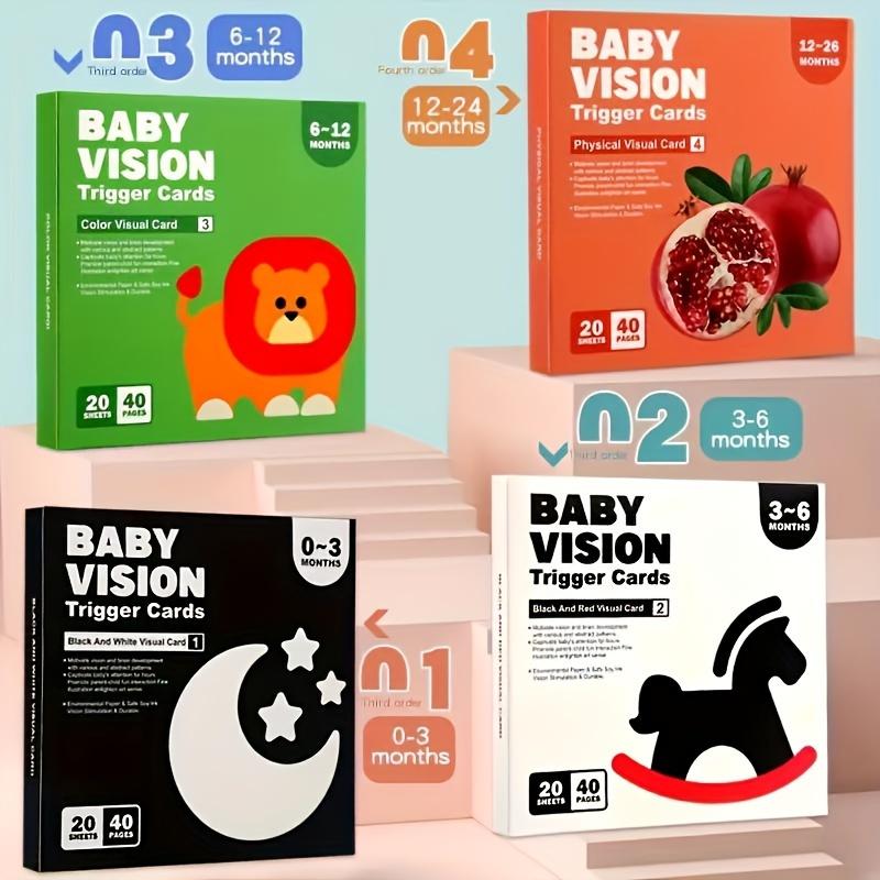 High Contrast Baby Cards, Color Baby Flashcards Newborn Toys, Suitable For Baby Visual Stimulation Brain Sensory Development