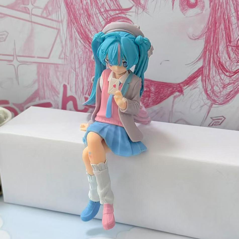 15-20cm Hatsune Miku Game Character Hatsune Cartoon Doll Exquisite Girl Doll Model Toy Home Car Ornament Children Birthday Gift