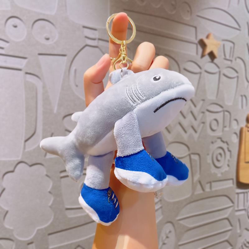 Al Tralalelo Tralala Shark Plush Keychain Tungtungtung Doll Stuffed Soft Toys Decorative Doll Tralalero Tralala Figures Bananini
