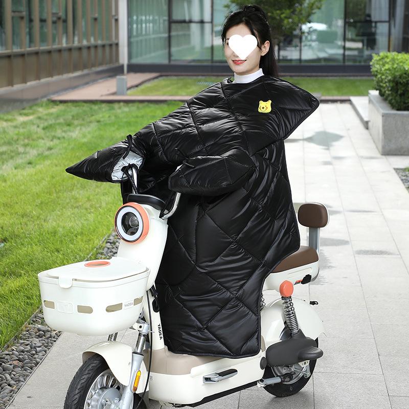 All-Season Electric Vehicle Windshield Cover: Universal Sun & Rain Protection, Waterproof, Thickened for Winter, Ideal for Motorcycles