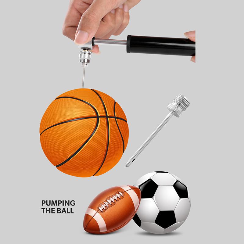 Portable Mini Bike Pump Aluminum Alloy Cycling Hand Air Pump Ball Tire Inflator Schrader Road Bike Pump