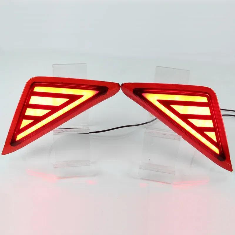 Car LED 12V Rear Bumper Fog Lamps For Toyota CHR C-HR 2016 2017 2018 Brake Light Turn Signal Backup Reflector Lamp Taillight