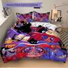 3 Peças Conjuntos de Roupa de Cama com Personagens de Desenho Animado Coloridos Para Todos os Tamanhos Nova Capa de Cama com Impressão 3D Colcha Capa de Edredom Fronha Decoração de Quarto