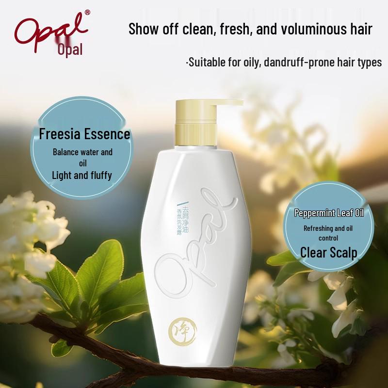 AOBAL Anti-Dandruff Nourishing Shampoo with Fragrance of Freesia, Orange Blossom & Iris, 480g 480g