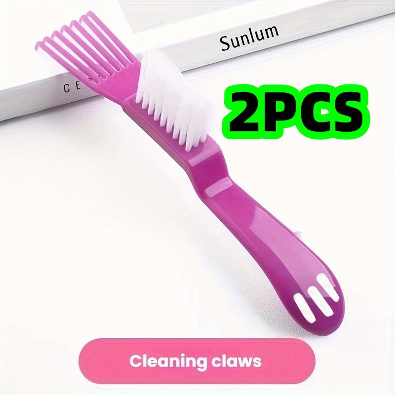 

Набор из 2 инструментов для чистки расчесок: Двухцелевая щетка для чистки расчески, Гребень с воздушной подушкой для удаления волос, Очиститель расчески с подушкой безопасности, Очистка расчески для волос Cl