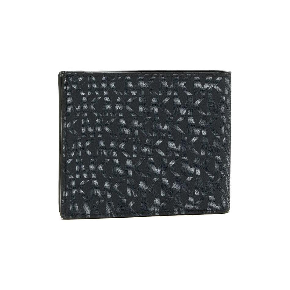 MICHAEL KORS Coated Canvas Wallet Mens Blue 36H1LGFF1B-ADMIRAL