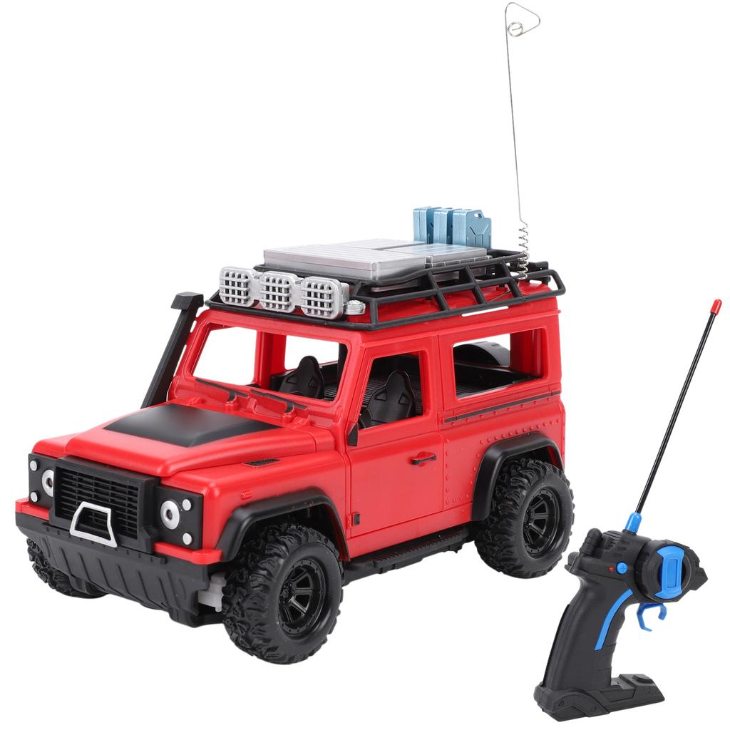 1 24 RC Car, Remote Control Off Road Car for Kids, Electric Climbing Toy Vehicle with LED Lights and Sound, All Terrain