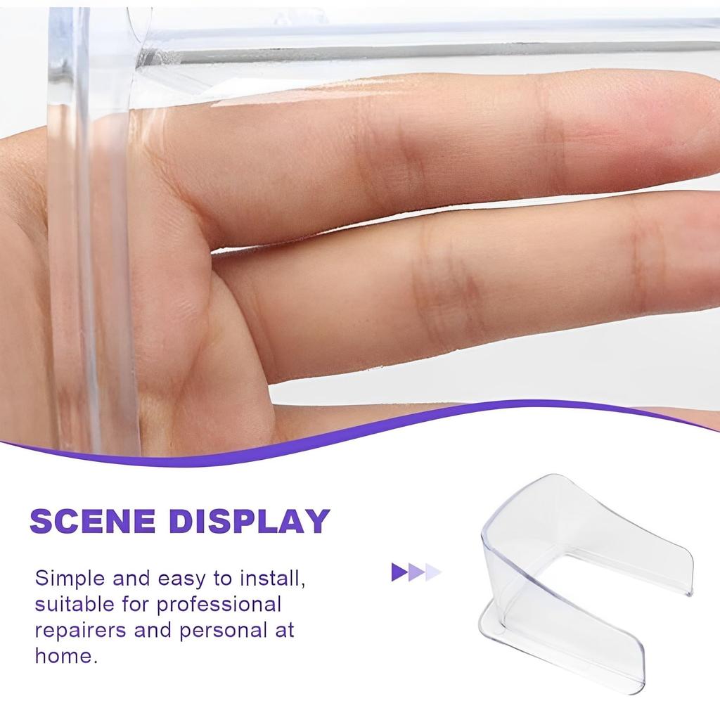 MIMIA Outdoor Intercom Cover with Double-Sided Tape, Reinforced Plastic, Rain and Sun Protection for Wireless Doorphones, Easy Installation (Brown)