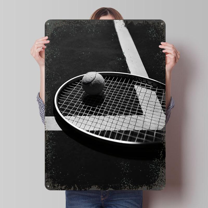 

Professional Tennis Dad Zone Tinplate Poster Customized Wall Art Vintage Retro Metal Signs for Coffee Bar Accessories Home Decor 7.9x11.8In(20x30cm)