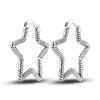 New 925 Sterling Silver Star Moon Earrings for Women Sparkling Zircon Ear Studs Luxury Romantic Fine Jewelry Gift for Girl