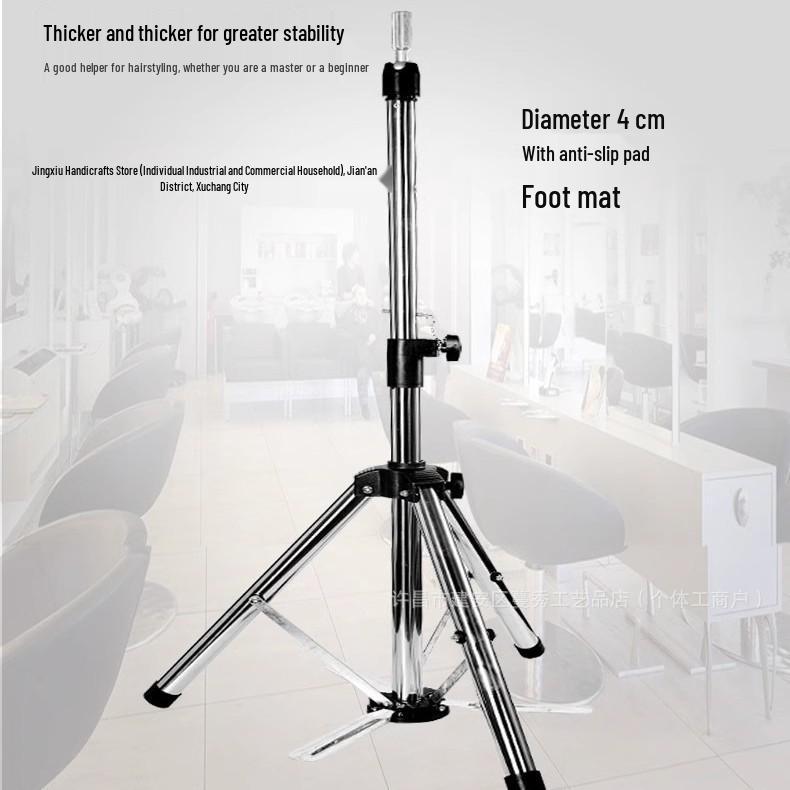 Hairdressing Mannequin Head Floor Stand Tripod