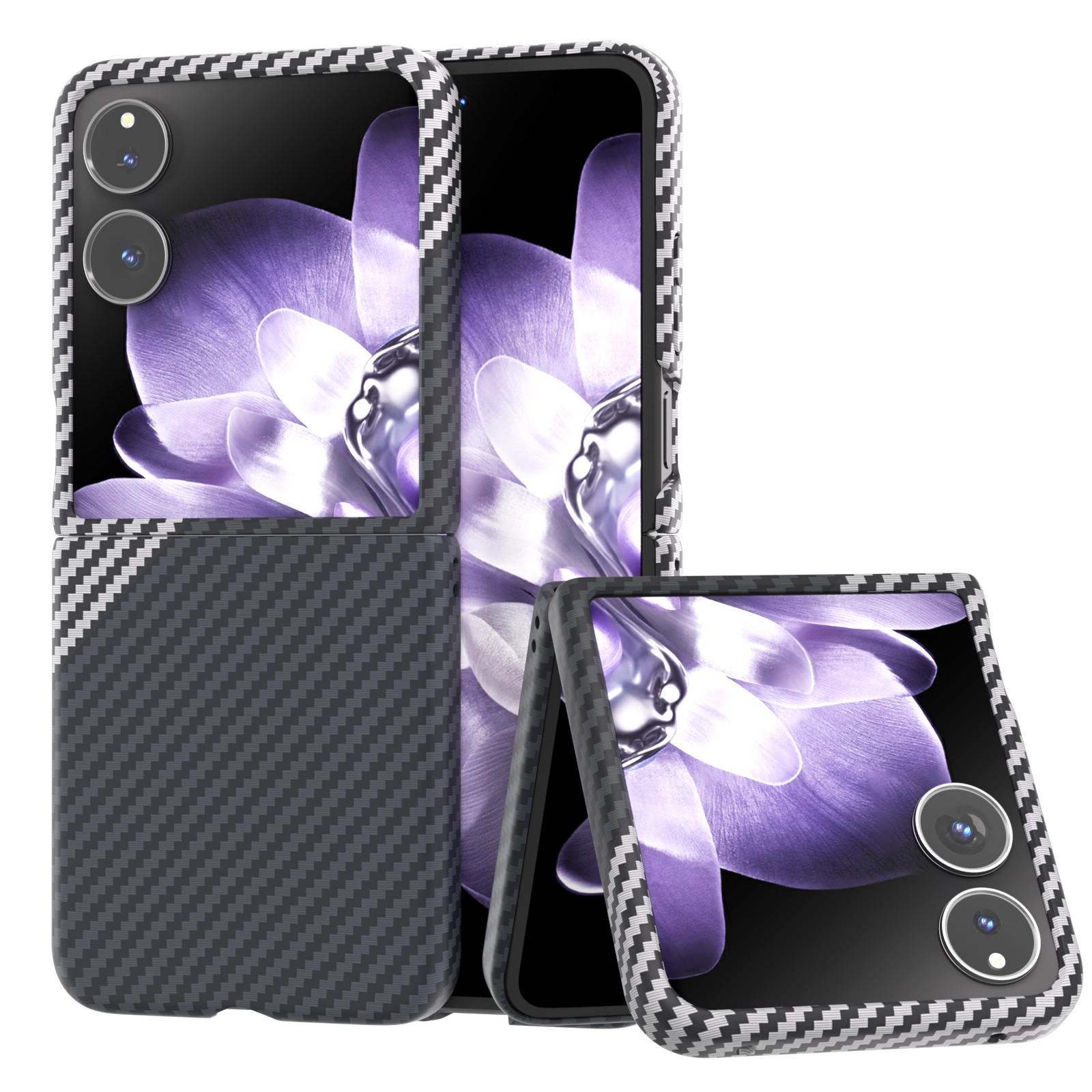 

Роскошный матовый чехол с текстурой матового карбонового волокна для Xiaomi MIX Flip Flip 2, противоударный ультратонкий складной защитный чехол For Xiaomi MIX Flip