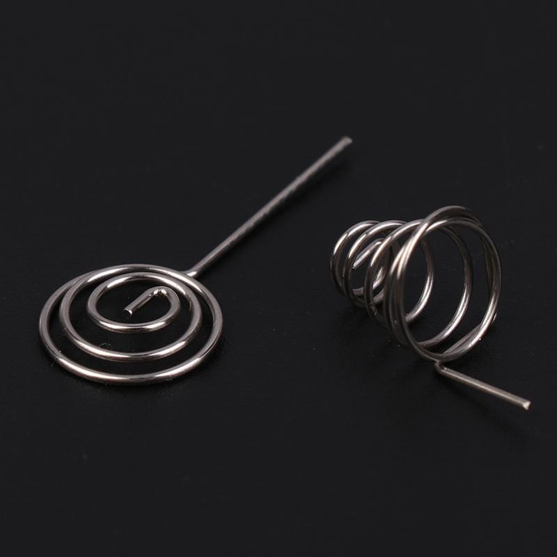 5 Stück/Set AAA AA Batterie Positiv Negativ Spiralfedern Kontaktplatte Nickeldrahtfeder für DIY Elektronisches Zubehör