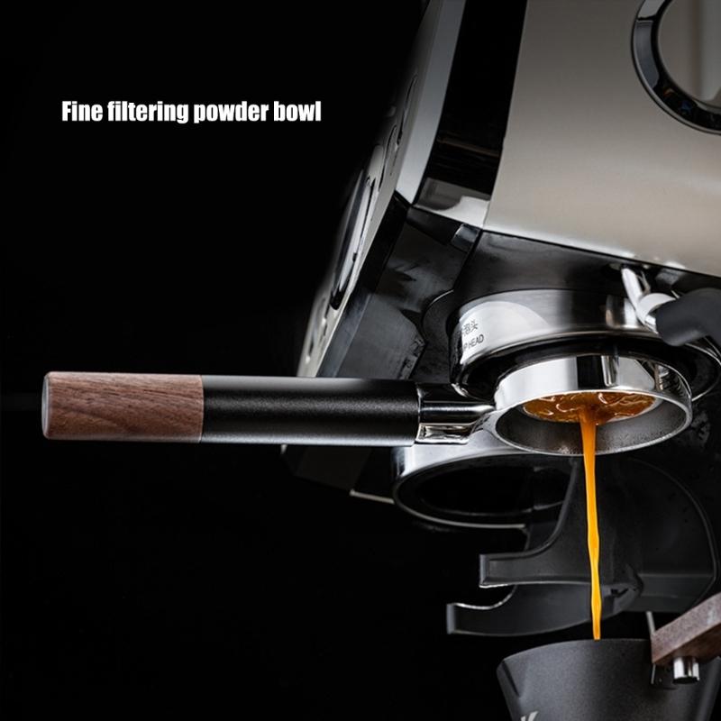 Heat Resistant Ergonomic Coffee Machine Portafilter 58mm Replacement Handle Metal Texture for E61 Series Models