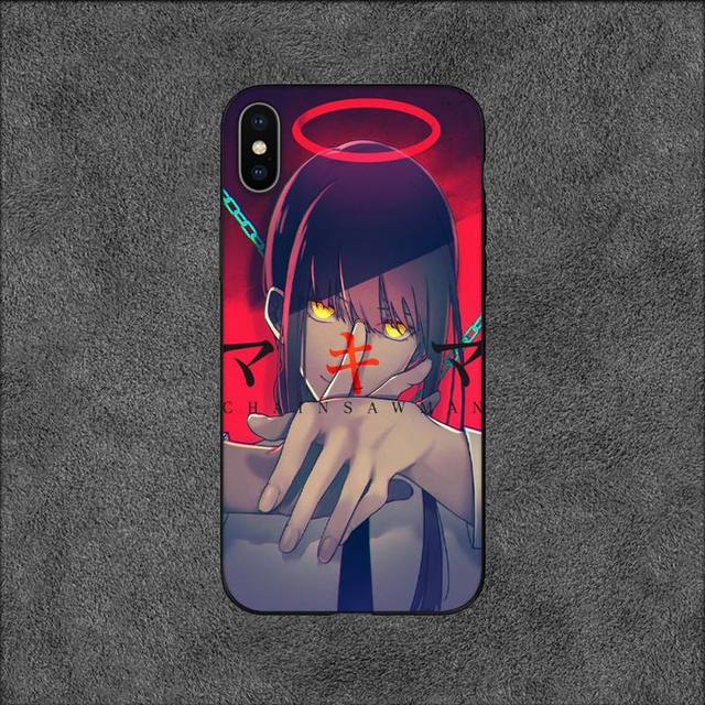 

Чехол для телефона Makima Chainsaw Man для Iphone 11 12 Mini 13 14 Pro Xs Max X 8 7 6s Plus Se Xr Shell iPhone14ProMax