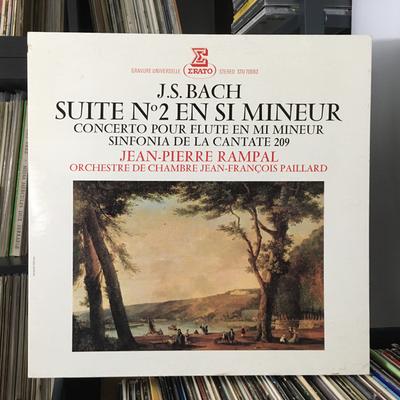 LP Schallplatte JOHANN SEBASTIAN BACH , JEAN-PIERRE - Suite Nr. 2 En Si Mineur / Konzert STU70693 Erato 1972 Frankreich Klassisch Gebraucht