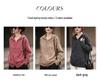 Autumn/Winter Women's 100% Pure Wool Hooded Cardigan Coat with Double Zipper and Long Sleeves.