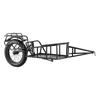 Fahrrad-Lastenanhänger, 31,8 kg Ladekapazität, Robuster Fahrrad-Wagen, Kompakte Lagerung & Schnellspann-Struktur mit Universal-Kupplung, 20-Zoll-Räder,