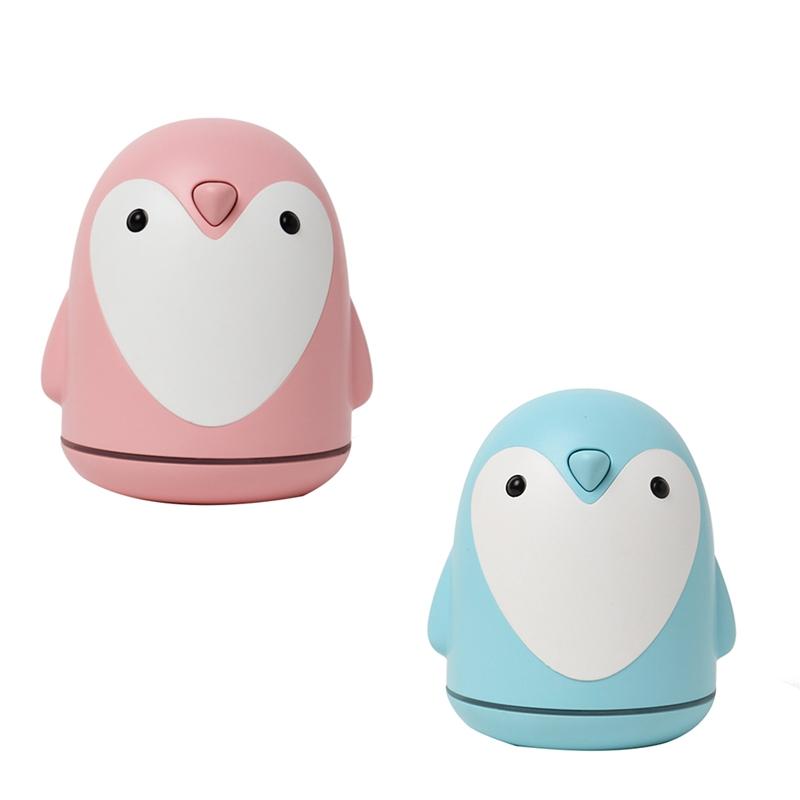 220Ml Aroma Humidifier Cute Penguin USB Air Diffuser for Home (Pink