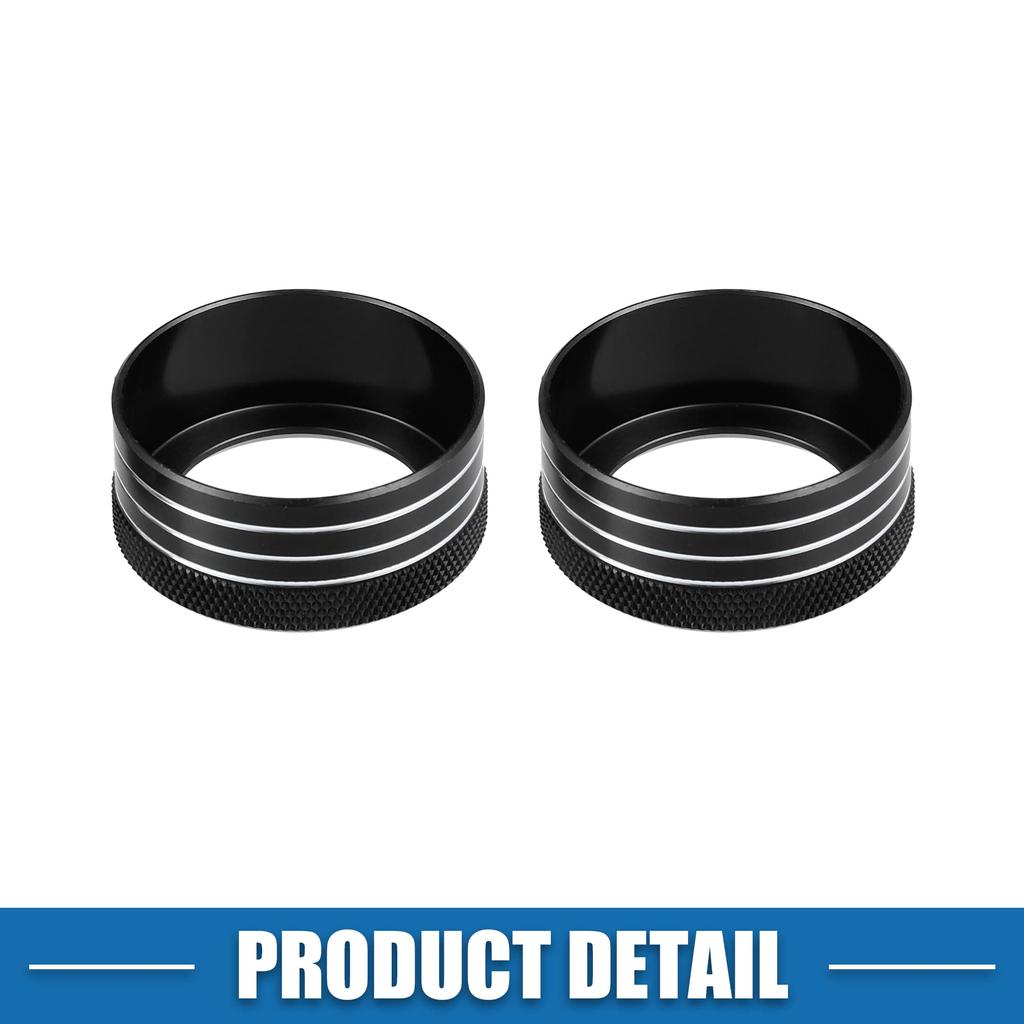 A ABSOPRO Car Console AC Audio Volume Knob Ring Cover for Sub Aru Compatible