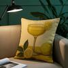 Anime Limoncello Cocktail Pillow Case Custom Printed Brushed Fleece Pillow, Baby Skin-Touch, Eco-Friendly Dye-Sublimation Cushio