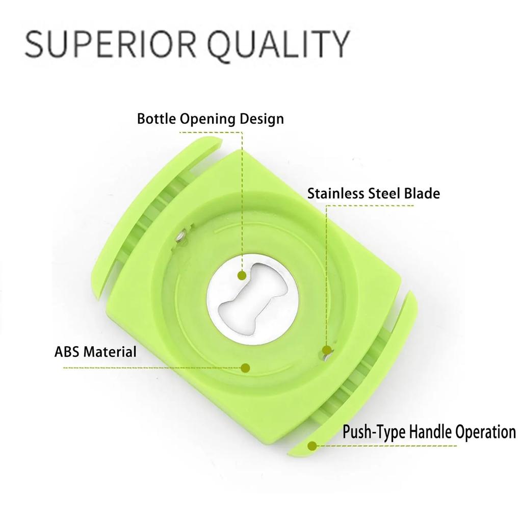 Soft Edge Sue Can Opener, Drop Top Opener, Beer Can Opener, Can cutter Top remover, handheld safe manual can opener, smooth edge