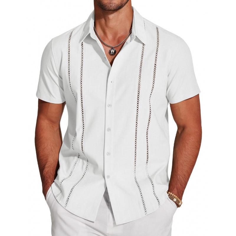 Men's 3D Printed Hawaiian Short Sleeve Vacation Shirt