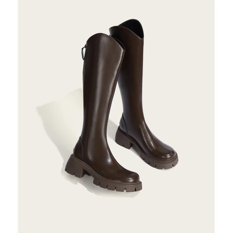 Adding Fleece Boots for Autumn and Winter, Women's Height-increasing and Slimming Shoes