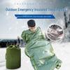 Portable Emergency Sleeping Bag and Insulating Tent for Outdoor Camping and Disaster Relief