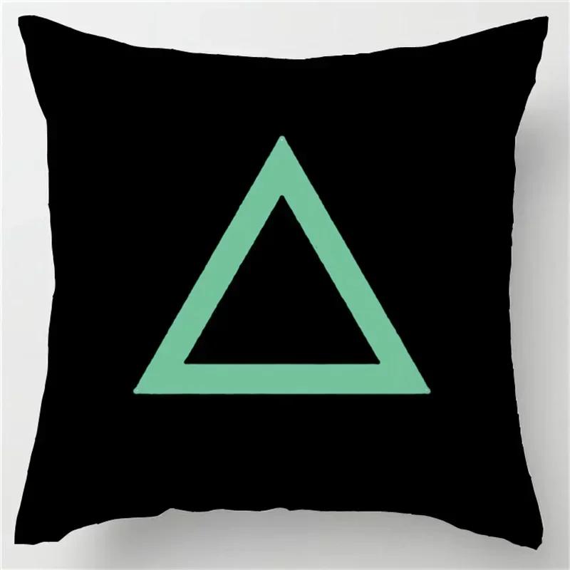 45x45cm Printing Style Playstation Buttons Funny Vintage Style Square Car Pillowcase Throw Pillow Cover for Home Decor Gifts