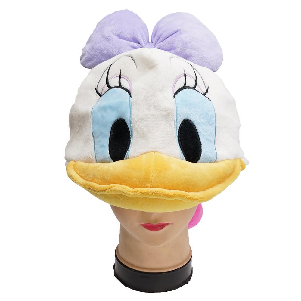 Chapéu Pelúcia Animal de Pelúcia Fofo Quente Proteção de Orelha Chapéu Para Crianças Stitch Pato Margarida