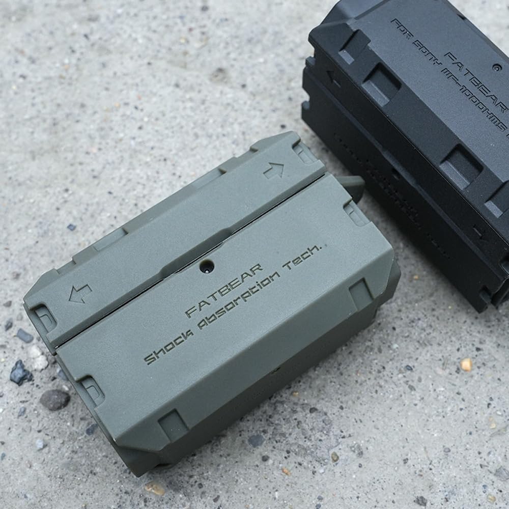 

Fat Bear Tactical Военный класс Прочный Ударопрочный Броневой Буфер Защитный Чехол-накладка для Sony WF-1000XM5 (YY2963) (черный) чёрный