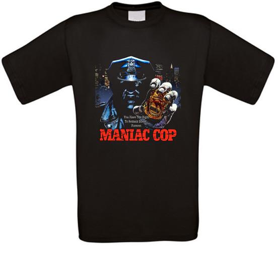 Camiseta De Película Culto Maniac Cop Nuevas Todas Las Tallas Unisex T-Shirt XXL