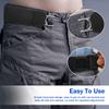 4 Piezas Gancho para Cinturón sin Hebilla Universal para Hombre Cinturón Elástico Ajustable Cómodo Portátil Gancho para Cinturón sin Hebilla para Trabajo Viaje