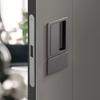 Design Senza Maniglia Serratura Magnetica per Porte Finitura Nera Maniglia a Incasso Porte Interne