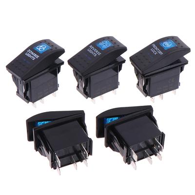 5Pin Car Switch Boat Truck Light Toggle Switch Waterproof 12V/24V Bar Style Toggle Rocker Reverse Rear Light Switch